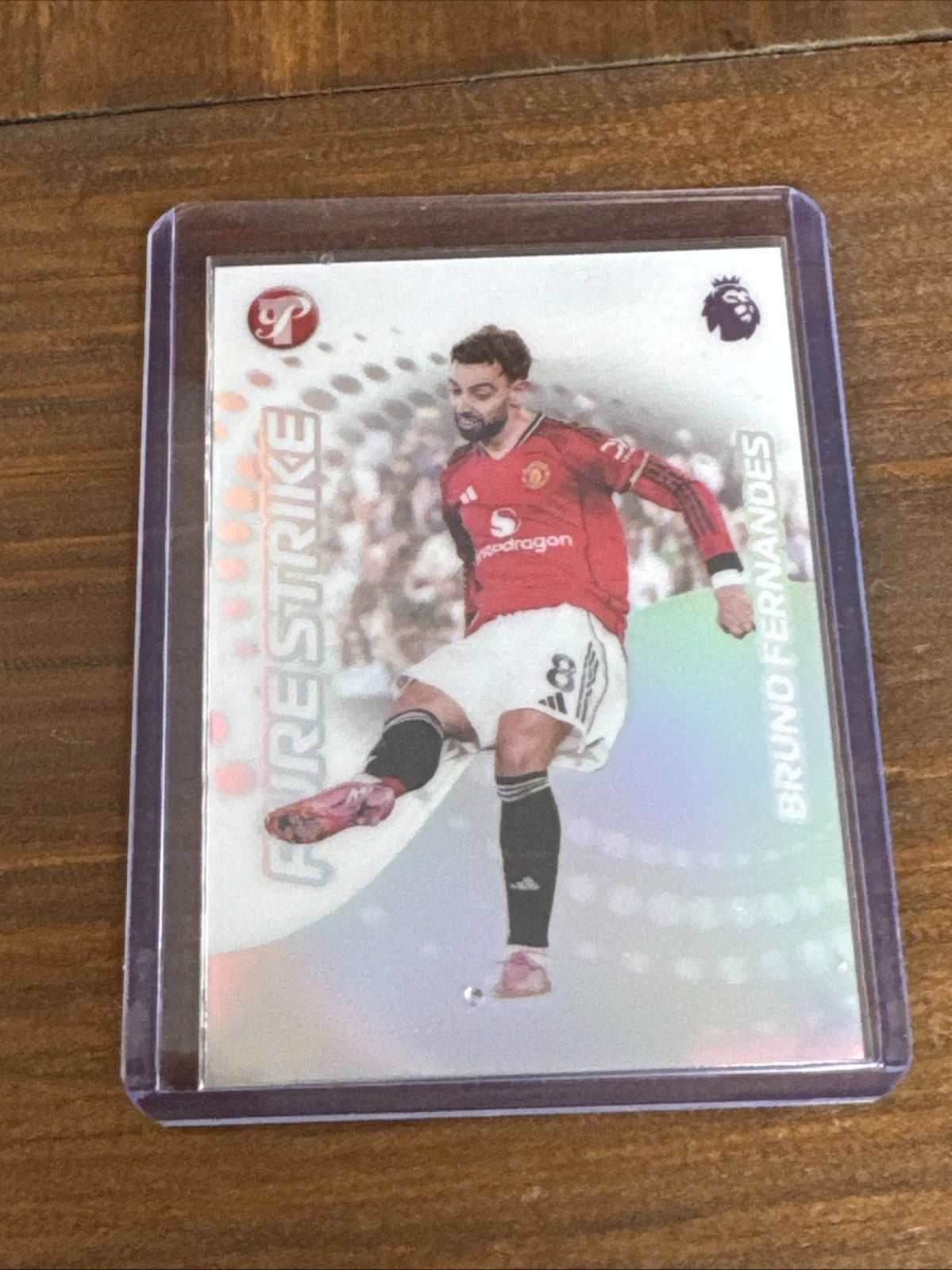 2025 Topps Pristine Premier League Bruno Fernandes Pure Strike #PK-14 Man U