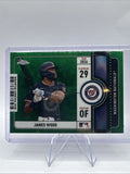 James Wood Washington Nationals Big Ticket Player Green /99 2026 Topps Chrome