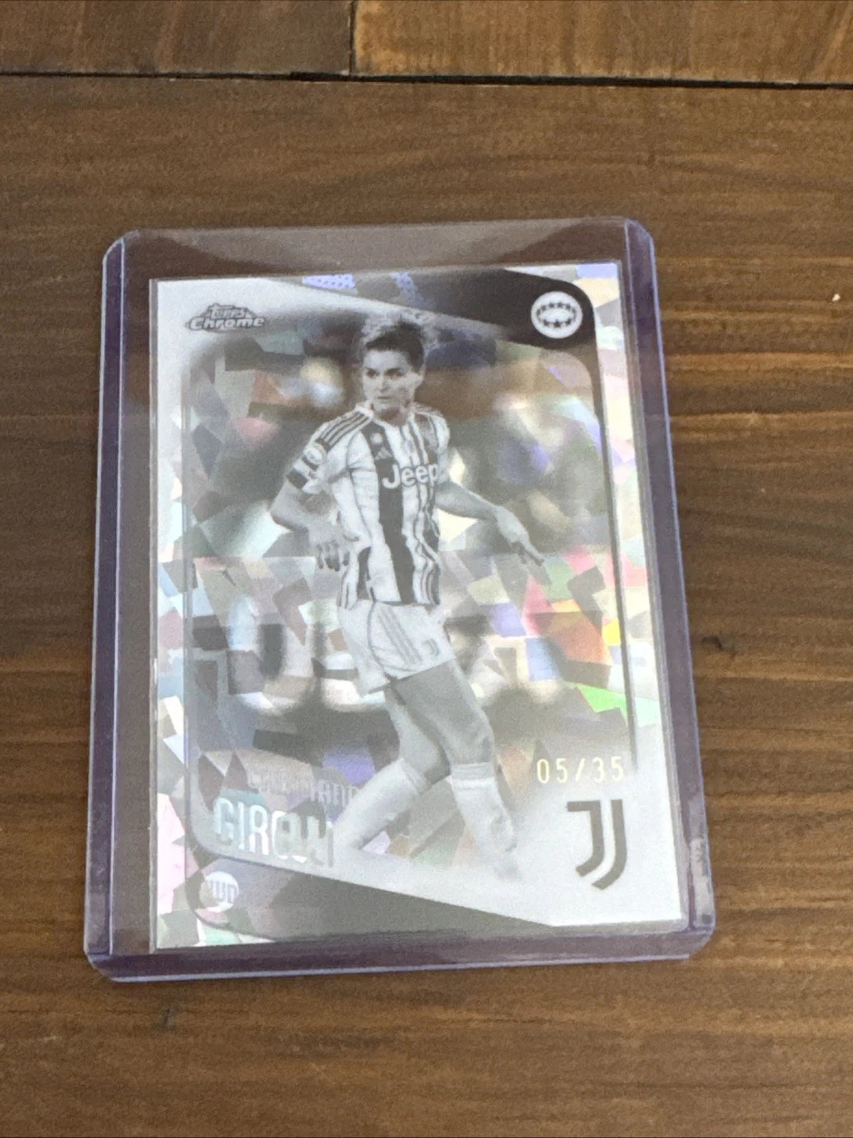 2025-26 Topps Women's Champions League Cristiana Girelli Black and White  /35