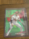 Topps Finest 2026 JJ Wetherholt Green Refractor Rare Cardinals Rookie #269 87/99